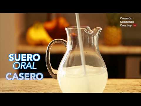 SUERO ORAL CASERO. cómo hacer suero oral casero - Remedios Caseros