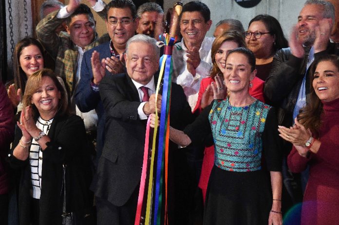 AMLO and Claudia Sheinbaum