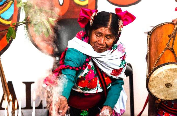 An Indigenous woman in San Cristóbal de las Casas