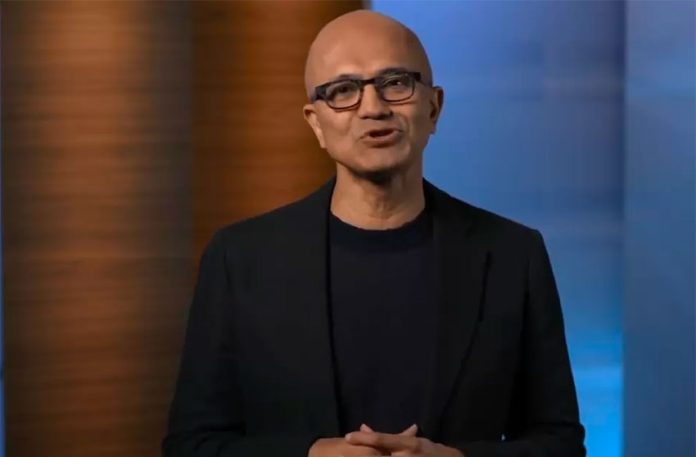 Microsoft CEO Nadella.