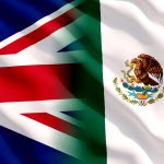 Union Jack and Mexico flag